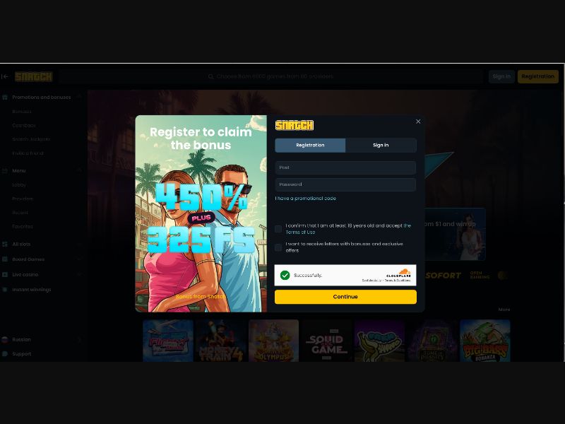 Snatch Casino - CPA [BR]