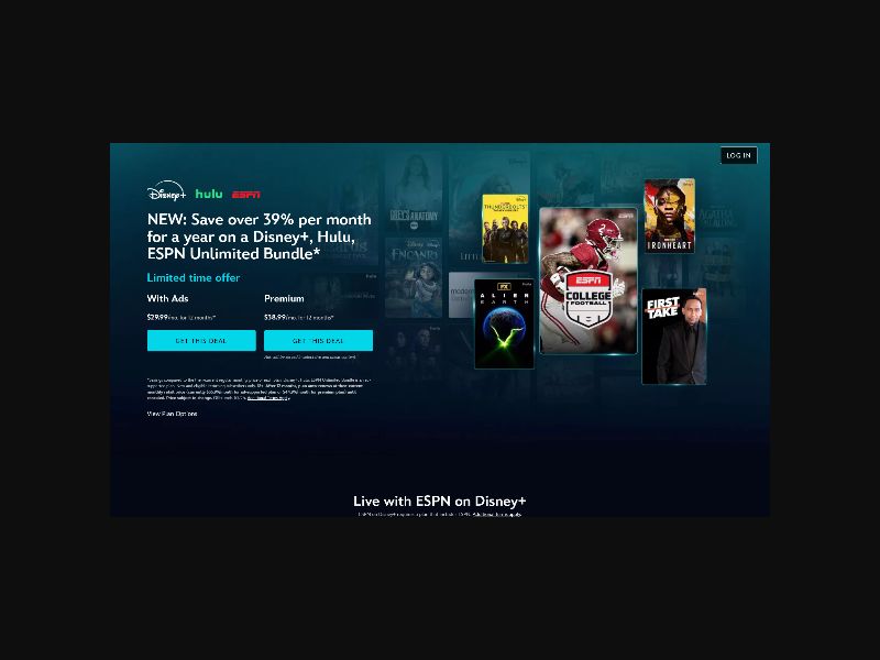Disney+, Hulu, and ESPN Bundle - CPS (US,CA,MX,UK + more)