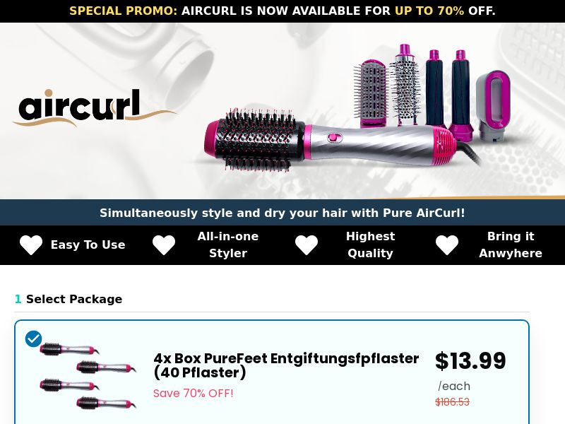 ! NEW OFFER - AirCurl Heat Styler [US] (Social,Banner,Native,Push,SEO,Search,Brand Bidding) - CPA 
