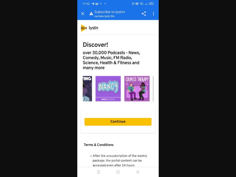 [MOB] LYSTN /ZA [Telekom] - 2 Click
