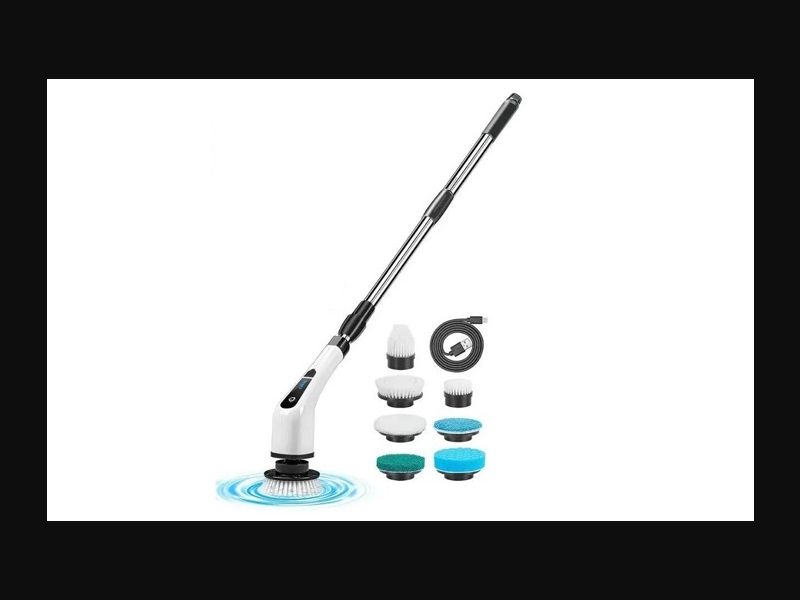 Cordless cleaning brush