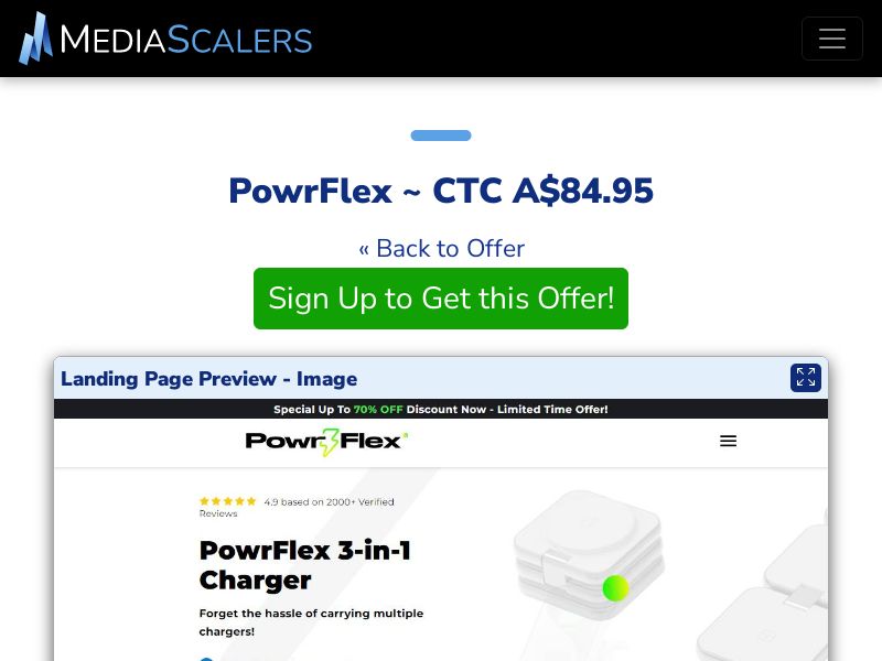 PowrFlex ~ CTC A$84.95 {+DTC, Alt-Landers} (Event Tracking) [AU]