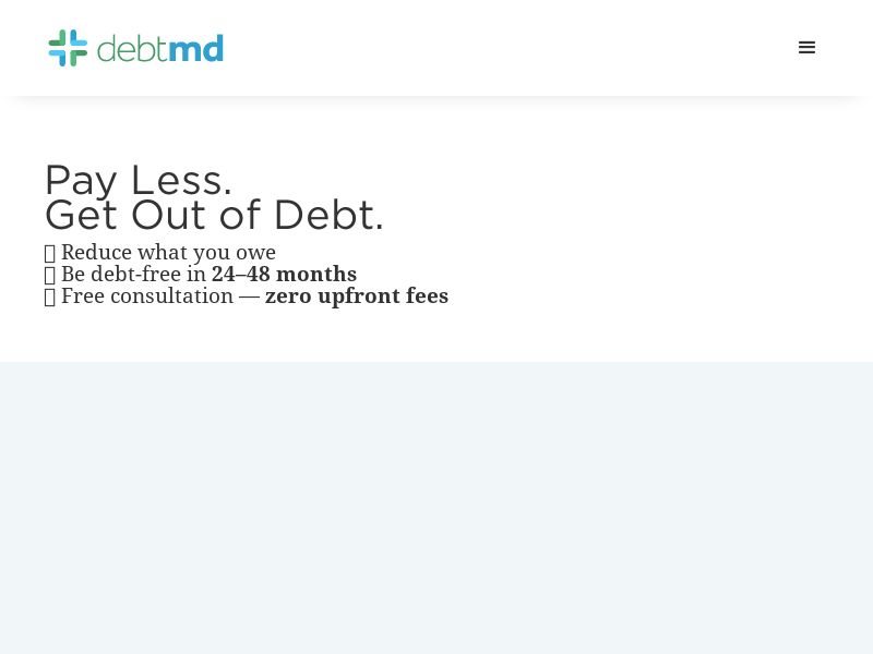 DebtMD - Debt Analyzer - US - CPL - Email , Content, SMS, Loan (Pre-approval Required)