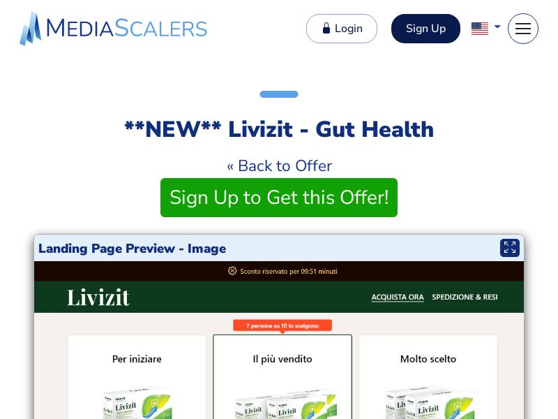 Livizit - Gut Health {+DTC} (Event Tracking) [IT]