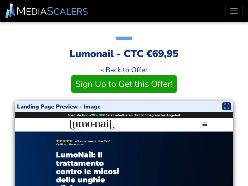 Lumonail - CTC €69,95 {+DTC, Alt-Landers} (Event Tracking) [IT]