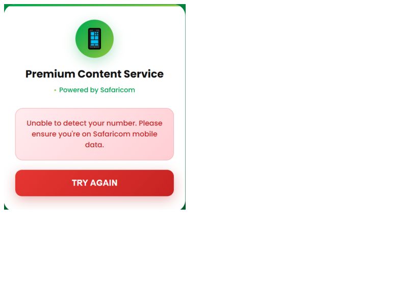 Premium Content Safaricom
