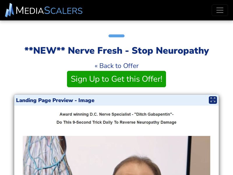 Nerve Fresh - Stop Neuropathy {+DTC, TSL, VSL} [US, DE, CA, AU, UK, FR, IL, +238 More]
