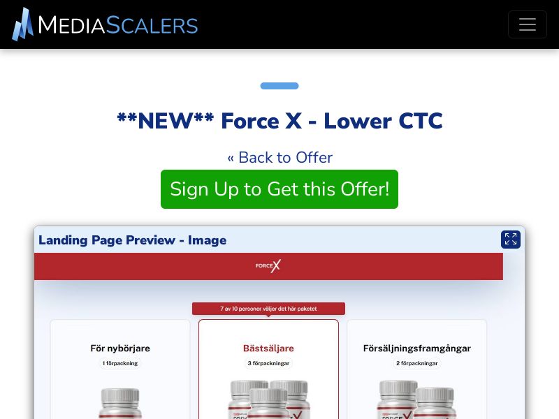 Force X - Lower CTC {+DTC} [SE]