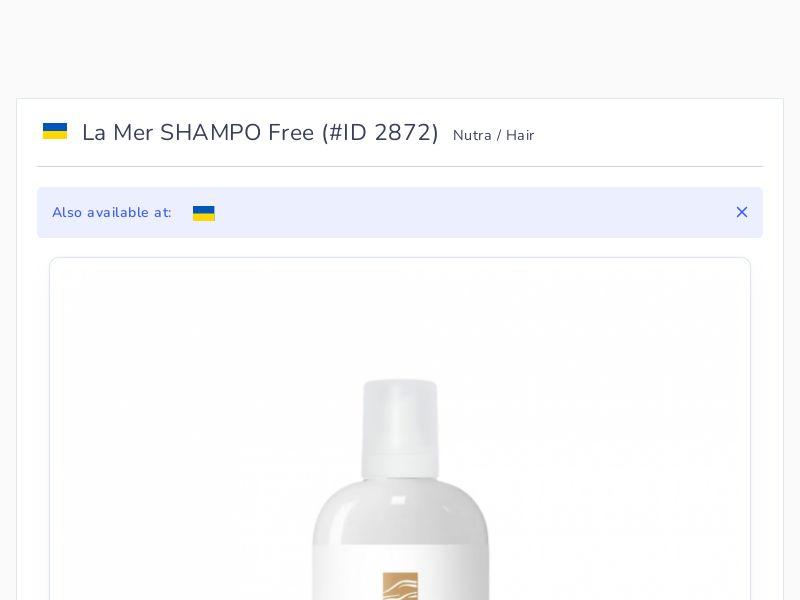 La Mer SHAMPO Free