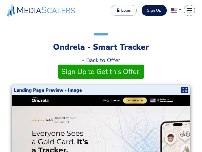 Ondrela - Smart Tracker {+Advertorial, DTC, Alt-Landers} (Event Tracking) [US, DE, CA, AU, UK, FR, IL, +44 More]