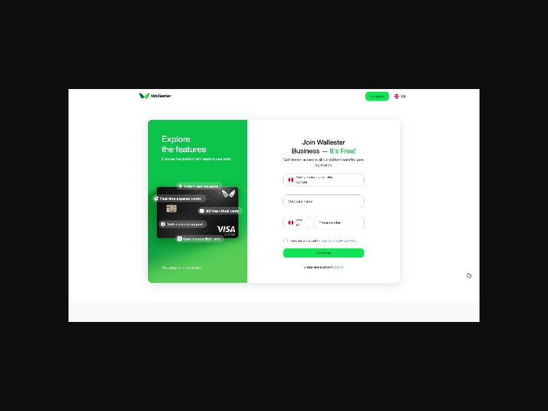 Wallester - Business Payment Solutions - RevShare (US,UK,DE,AT + more)