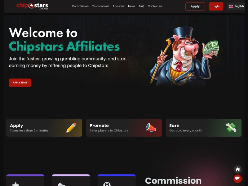 Crypto Gambling & Sports Betting Affiliate Program - Hybrid Deals | Chipstars