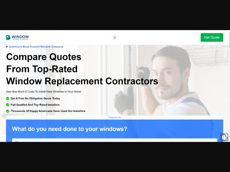 [WEB+MOB] Home Services – Window Quote Compare /US SOI Revshare [Approval Required]