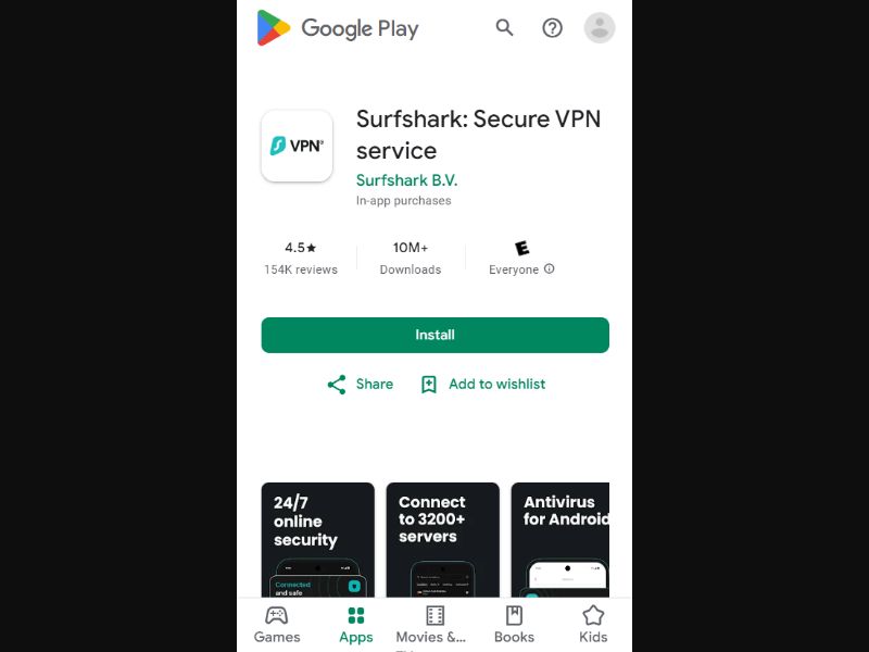 [MOB] Surfshark App: Secure VPN service /International [iOS] CPS RevShare