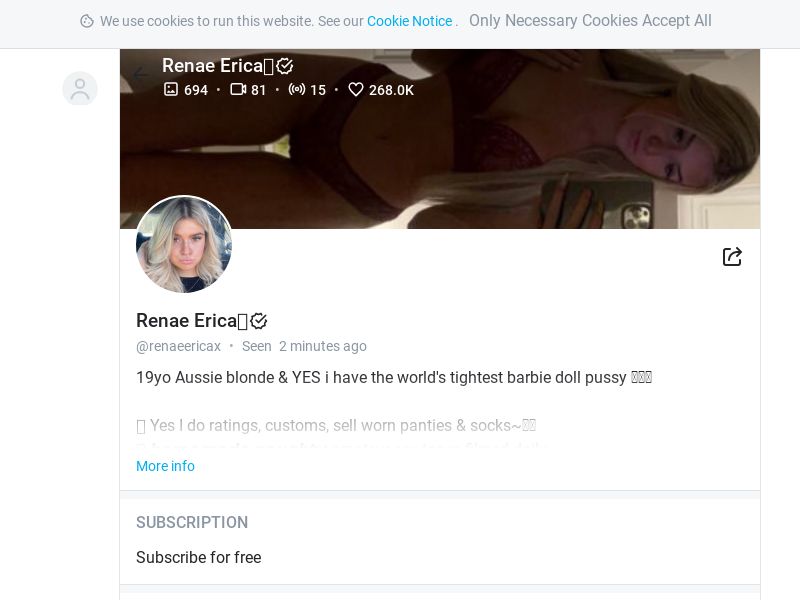 OnlyFans - Renae Erica