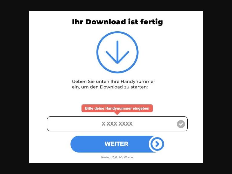 34621 - CH - [MOB] - Download is Ready - SMS