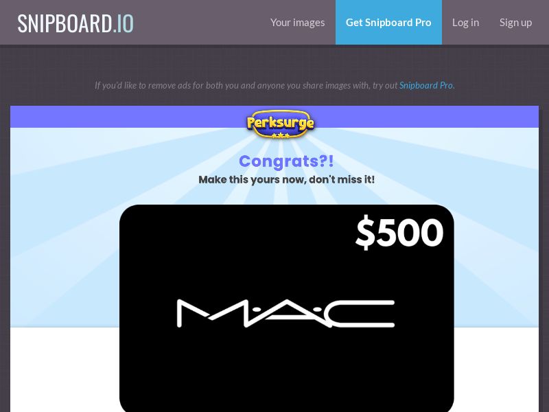 PerkSurge - Mac $500 US - RevShare %