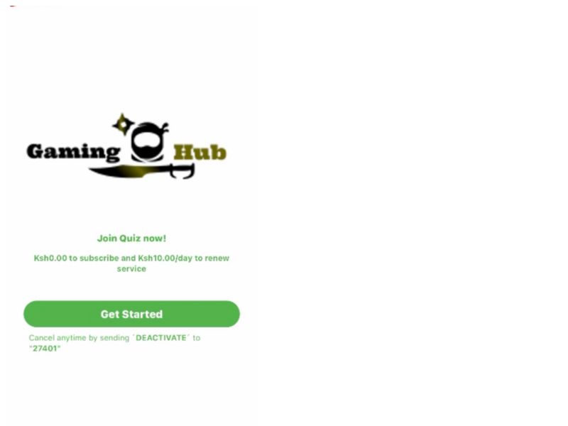 Gaming Quiz Safaricom