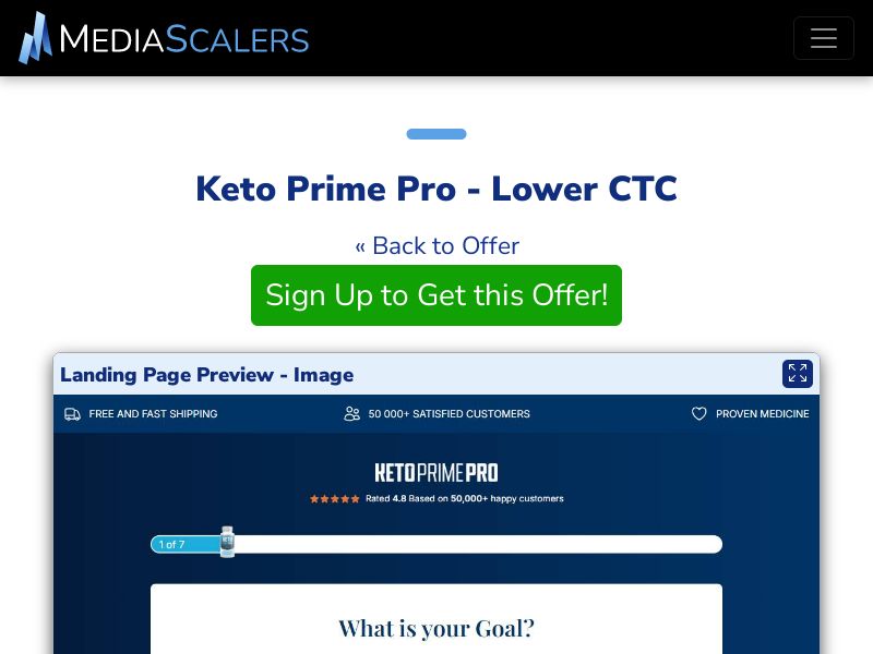 Keto Prime Pro - Lower CTC (Event Tracking) [UK]