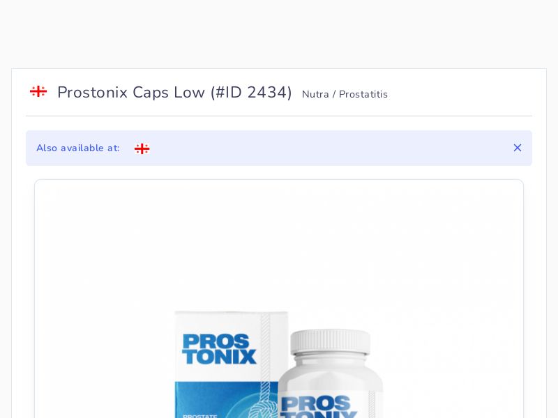 Prostonix Caps Low