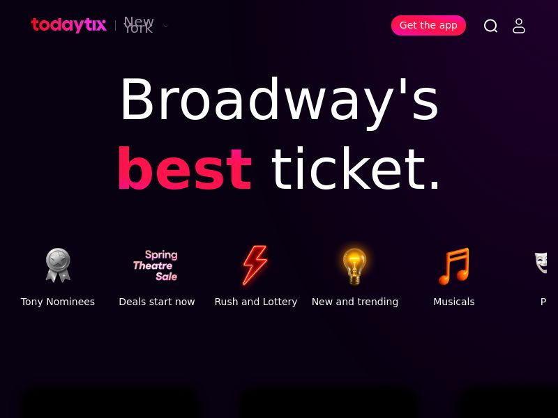 Todaytix.com Ecommerce CPS - Multiple Geos