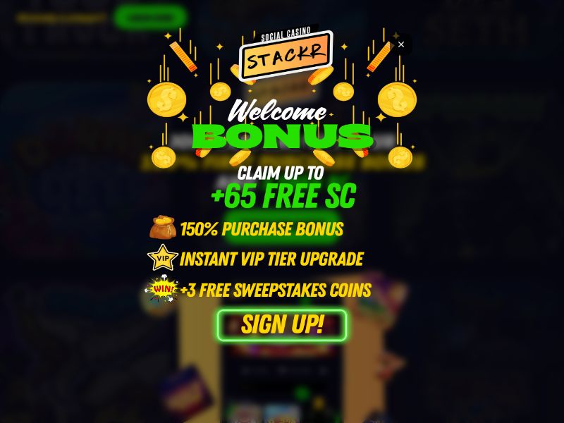 Play & Win at Stackr Casino -- Social Sweepstakes Fun - CPE | US