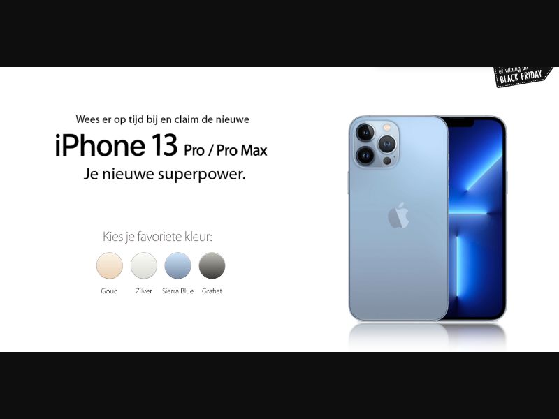 BE - NectarContests - iPhone 13 pro BlackFriday - (CPL)