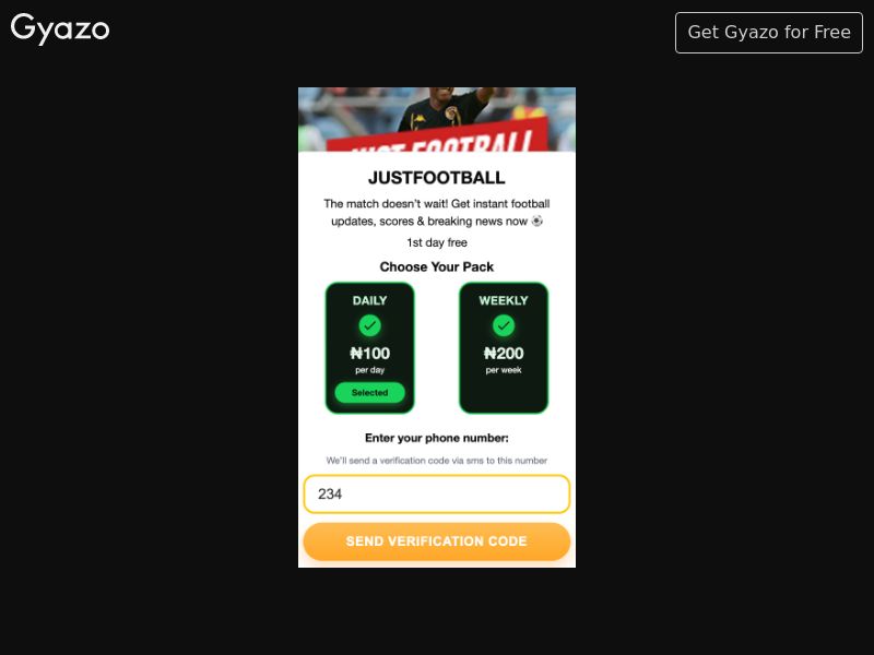 JustFootball (NG)