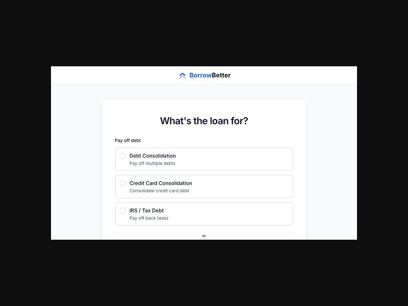 BorrowBetter - Debt Relief - RevShare (US)