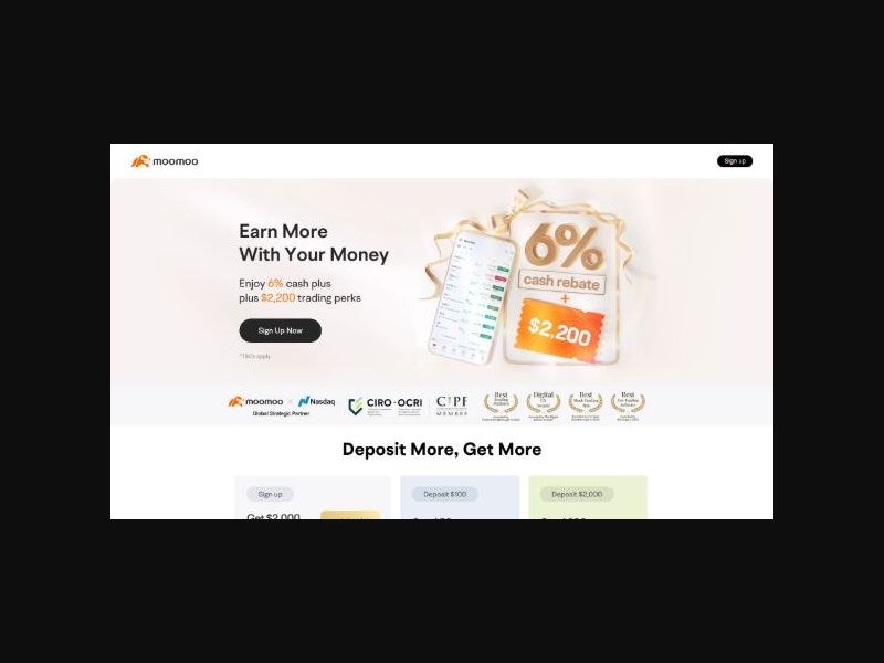 MooMoo - Trading Platform - CPA (CA)