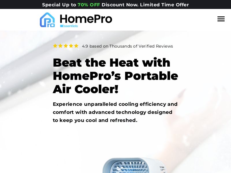 ! NEW OFFER - Homepro Cooler [US] (Social,Banner,Native,Push,SEO,Search,Brand Bidding) - CPA