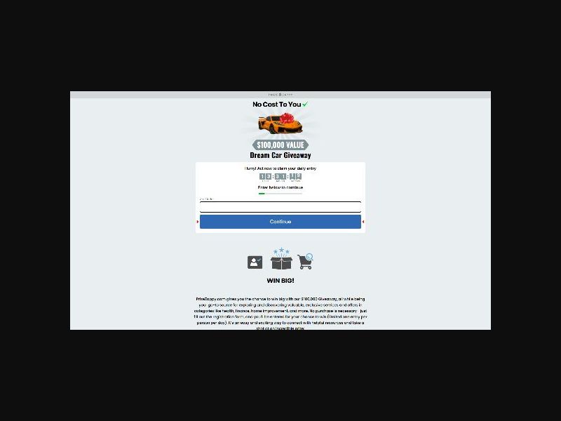 Moxxi Digital - Dream Car Giveaway - CPA (US)