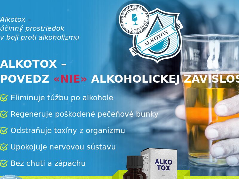 ALKOTOX SK - alcoholism treatment product