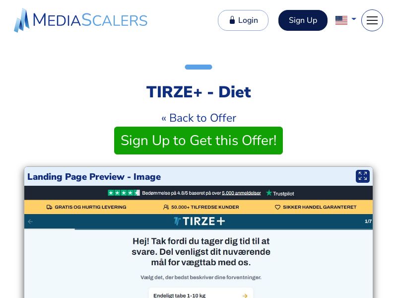 TIRZE+ - Diet {+DTC} [DK]