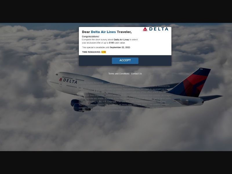 Delta Airlines: Survey Rewards - US