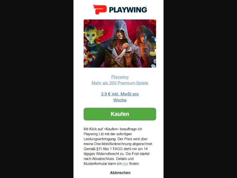 [MOB] Game /AT [H3G] - 1 Click