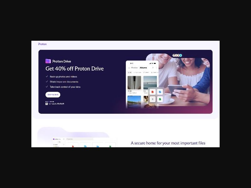 Proton Drive - Secure Cloud Storage - CPS (US)