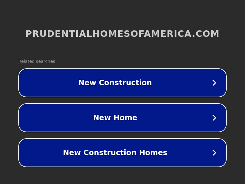 Prudential Homes for America | US
