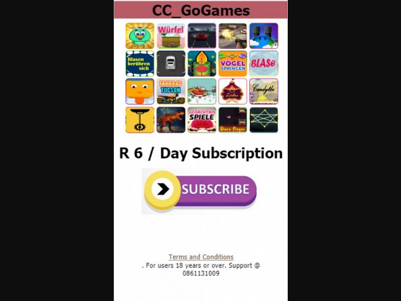 [MOB] OW - Go Games /ZA [Cell C] - 1 Click