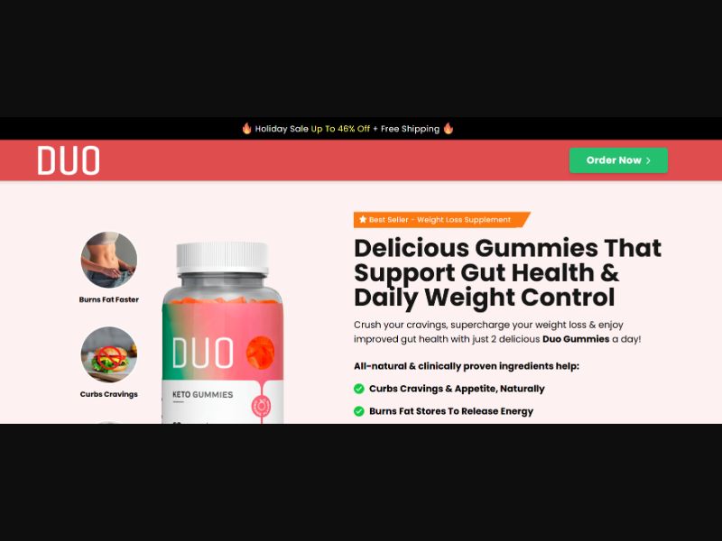 [WEB+MOB] Duo Gummies - Quiz/DTC - CTC $39.95 /US CPS *FB Pixel*