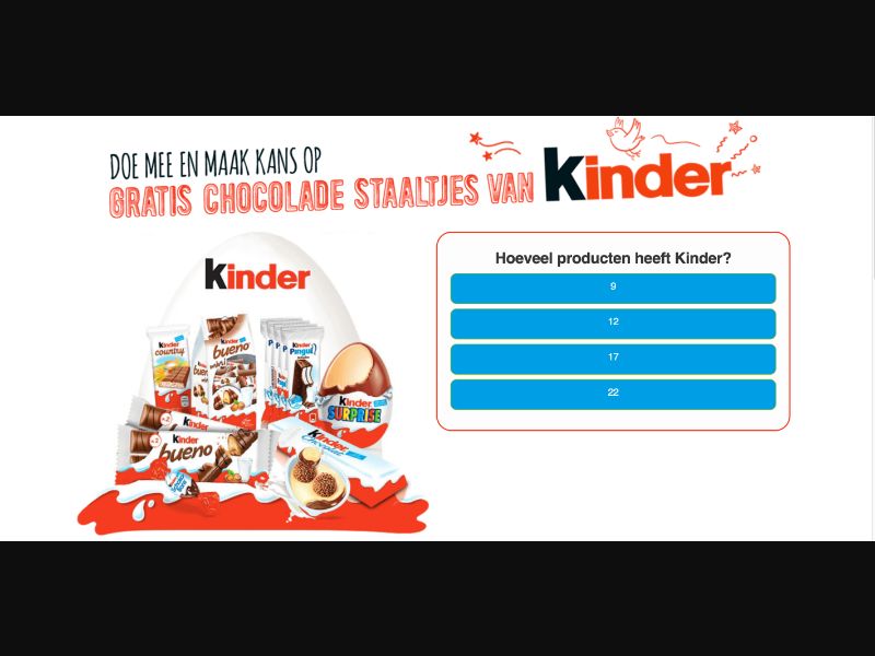 NL - Quiztionnaire Kinder - (CPL)