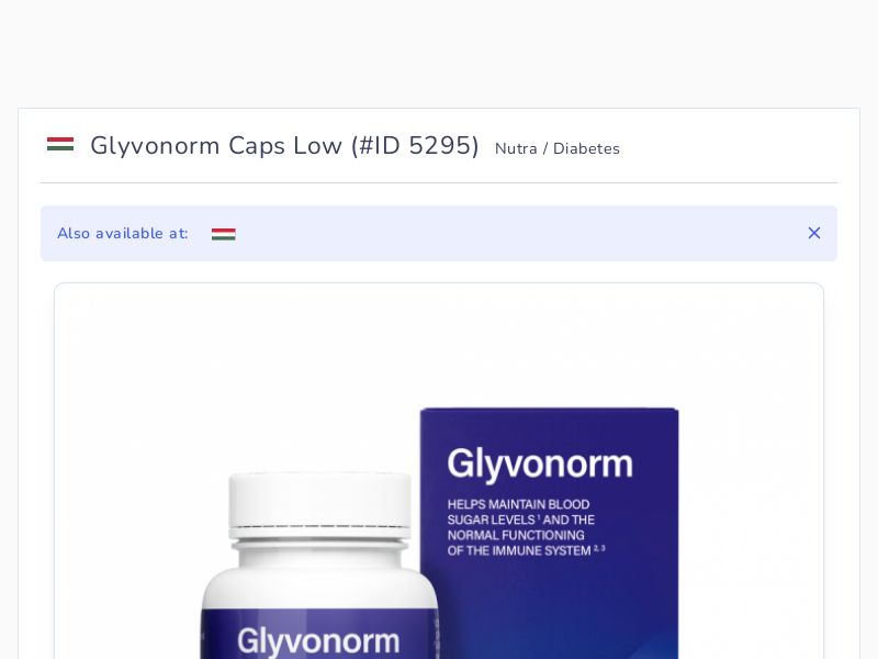Glyvonorm Caps Low