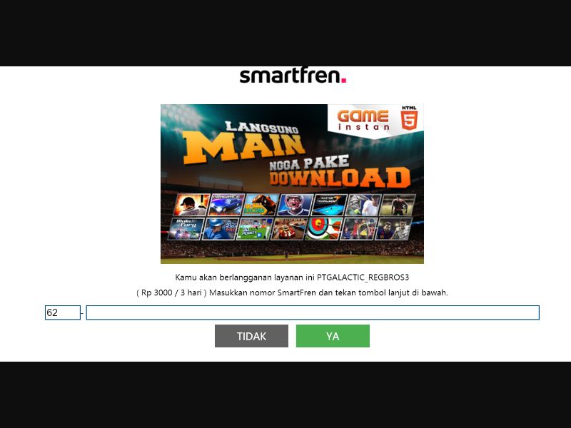 [MOB] NGGA PAKE /ID [Smartfren] - 2 Click