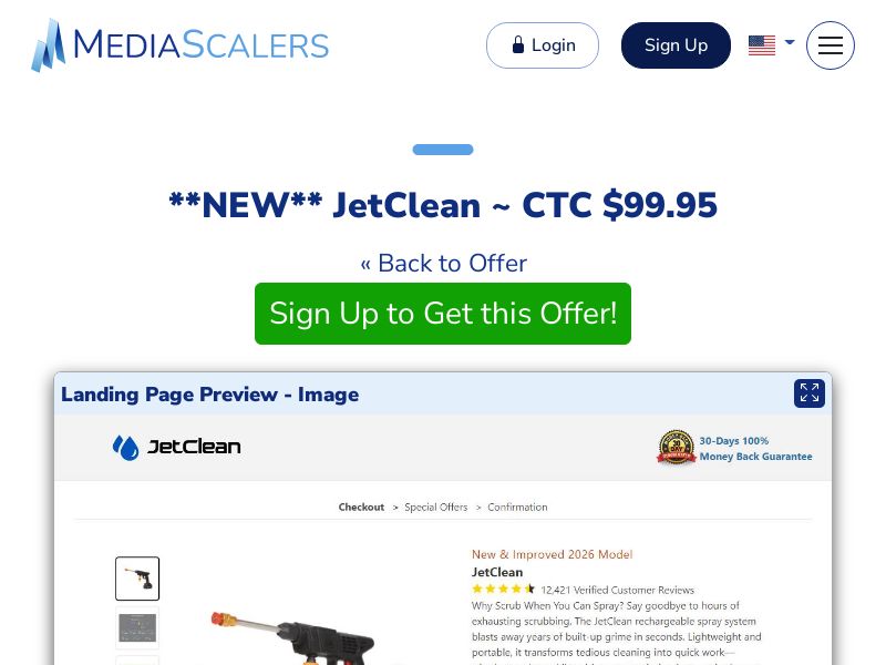 JetClean ~ CTC $99.95 {+DTC} [US]