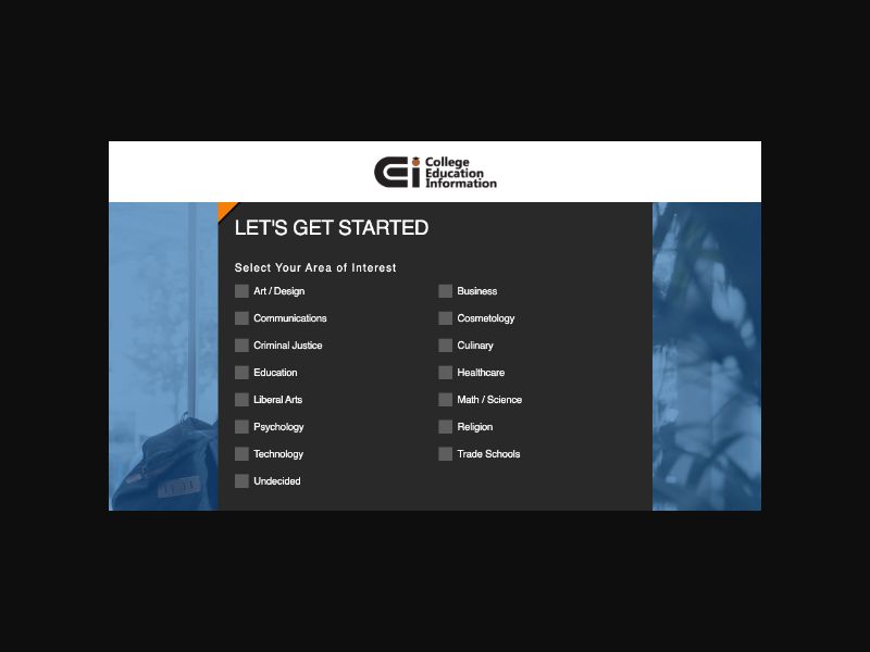 College Education Information - Education Matching - RevShare (US)