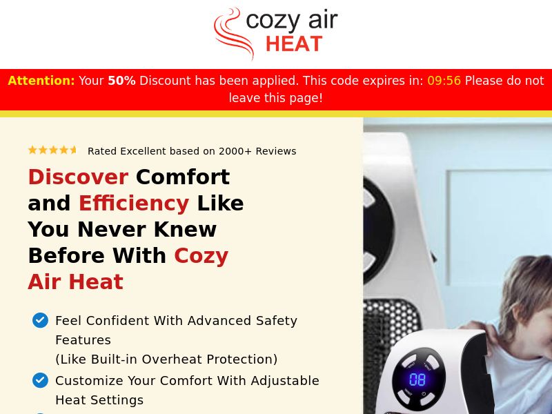 Cozy Air Heat SS - US