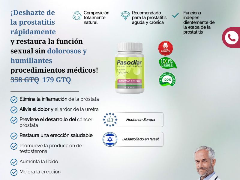 Pasodiar 179 GTQ - prostatitis