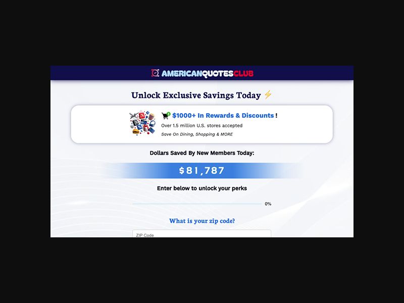 AmericanQuotesClub - $1000 Rewards - SOI (US)