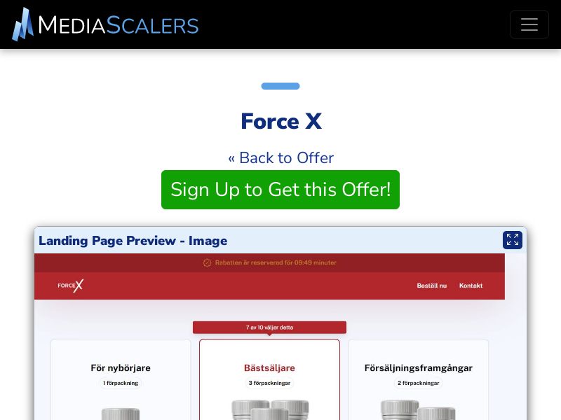 Force X {+DTC, Alt-Landers} (Event Tracking) [SE]
