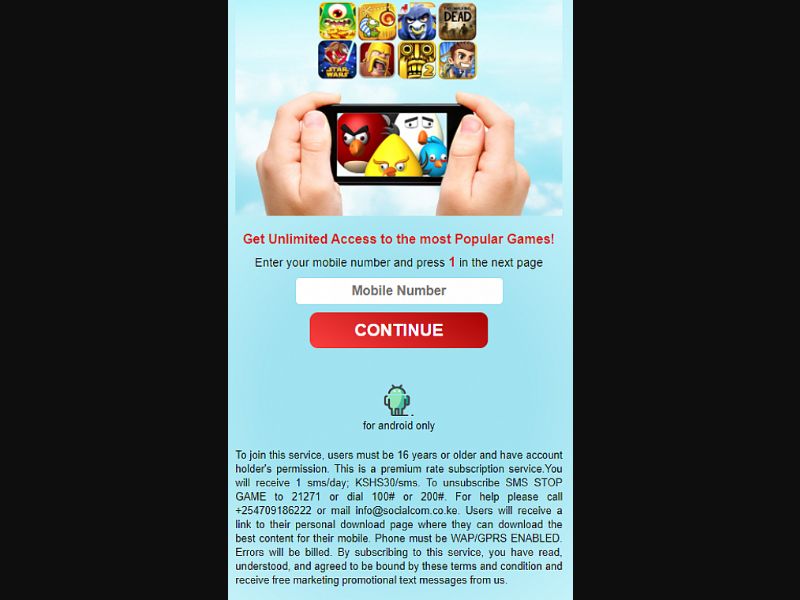 [MOB] Game Central /KE [Safaricom] - USSD